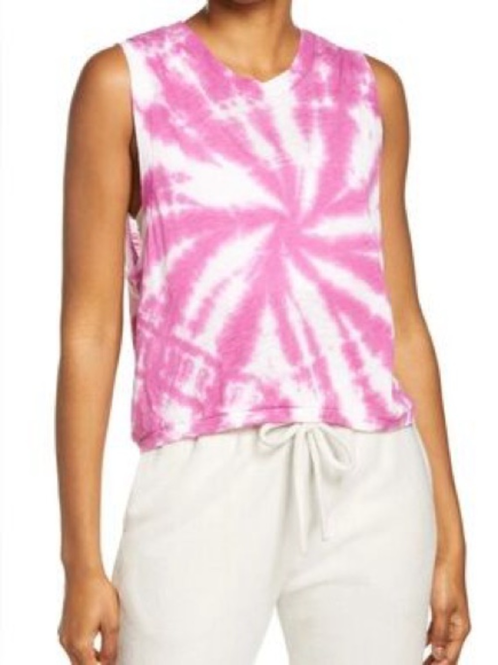 Free People Movement Love Tie Dye Tank Pink XS
